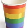 Regenboog Bekers Sparkles 250ml | 10 stuks Regenboog Bekers Sparkles 250ml | 10 stuks