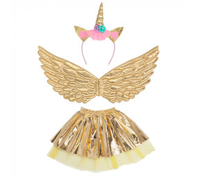 Boland Unicorn Gouden Verkleedset | per set