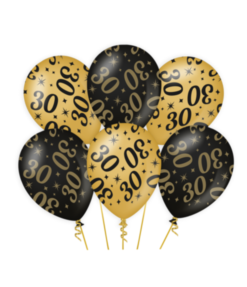 Tuf-Tuf 30th Birthday Decoration Party Package Classy | 80-piece