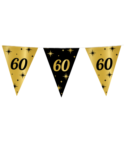 Tuf-Tuf Kit de décoration élégant pour une fête d'anniversaire de 60 ans | 80 pièces