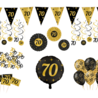 Tuf-Tuf 70th Birthday Decoration Party Package Classy | 80-piece