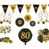 Tuf-Tuf Feestpakket 80 jaar versiering Classy | 80-delig Tuf-Tuf Feestpakket 80 jaar versiering Classy | 80-delig