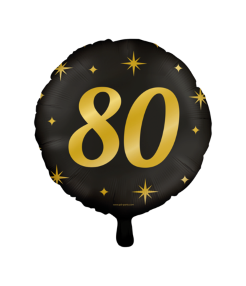 Tuf-Tuf Kit de décoration élégant pour une fête d'anniversaire de 80 ans | 80 pièces