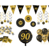 Tuf-Tuf 90th Birthday Decoration Party Package Classy | 80-piece