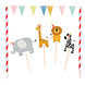Boland Kit de décoration de gâteau Safari pour enfants | 5 pièces