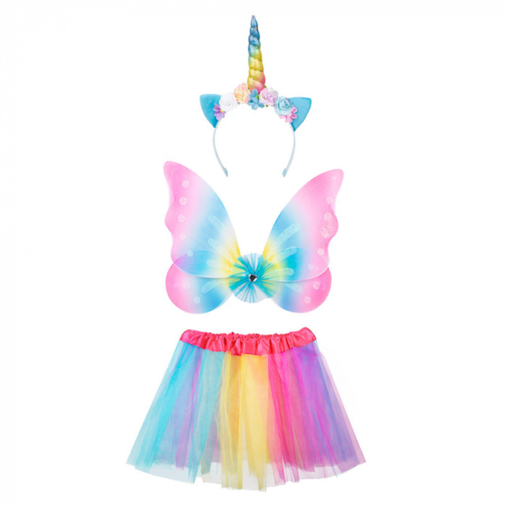 Boland Unicorn Rainbow Dress-Up Set | per set