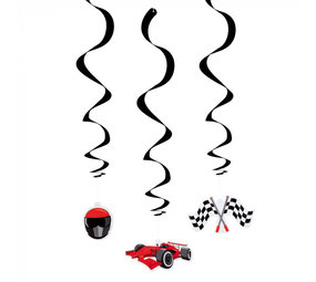 Boland Formule 1 Swirls Speed 85cm | 3 stuks Boland Formule 1 Swirls Speed 85cm | 3 stuks