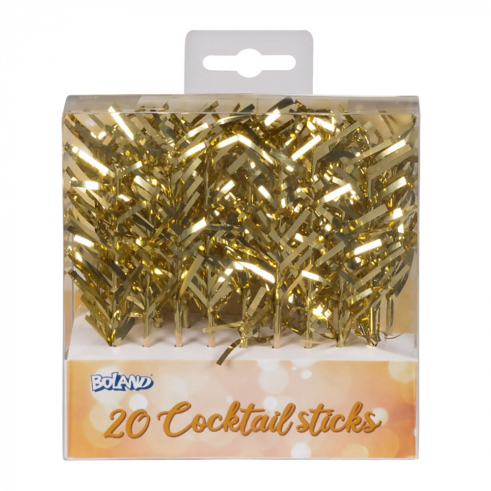 Boland Gold Cocktail Picks | 20 pieces