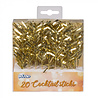 Boland Gouden Cocktail Prikkers | 20 stuks Boland Gouden Cocktail Prikkers | 20 stuks