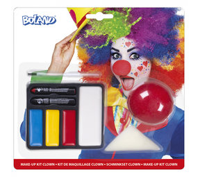 Boland Clown Makeup kit | per kit