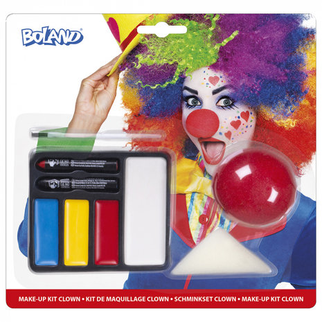 Boland Clown Make-up kit | per kit Boland Clown Make-up kit | per kit