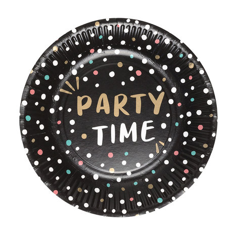 Boland Assiettes Party Time 23 cm | 8 pièces
