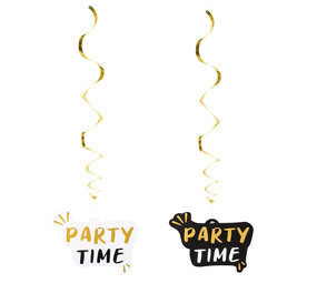 Boland Party Time Swirls 85cm | 2 stuks Boland Party Time Swirls 85cm | 2 stuks