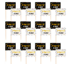 Boland Party Time Cocktail Prikkers | 24 stuks Boland Party Time Cocktail Prikkers | 24 stuks