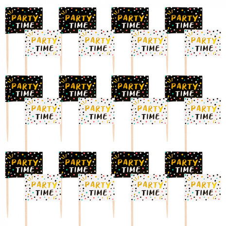 Boland Piques à cocktails Party Time | 24 pièces