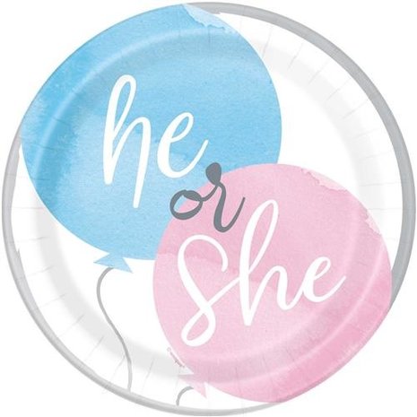 Tuf-Tuf Gender Reveal Tafelset | 8 personen Tuf-Tuf Gender Reveal Tafelset | 8 personen