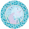 Amscan Mermaid Tail Plates 23cm | 8 pieces Amscan Mermaid Tail Plates 23cm | 8 pieces