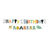 Folat Guirlande de lettres « Rugissements de dinosaures » | Lot de 2 Folat Guirlande de lettres « Rugissements de dinosaures » | Lot de 2