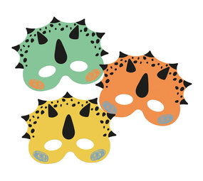Folat Masques Dino Roars | 6 pièces