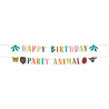 Folat Zoo Party Happy Birthday Letterslinger 14x150cm | 2 stuks Folat Zoo Party Happy Birthday Letterslinger 14x150cm | 2 stuks