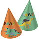 Folat Dinosaurus Roars Hoedjes | 6 stuks Folat Dinosaurus Roars Hoedjes | 6 stuks