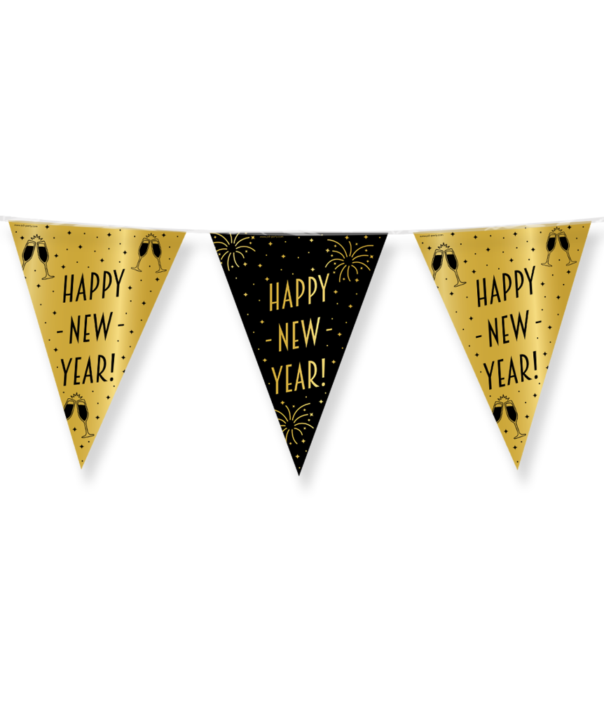 Tuf-Tuf Happy New Year Classy versiering | 61-delig Tuf-Tuf Happy New Year Classy versiering | 61-delig