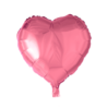 Tuf-Tuf Rosa herzförmiger Heliumballon | 46 cm Tuf-Tuf Rosa herzförmiger Heliumballon | 46 cm
