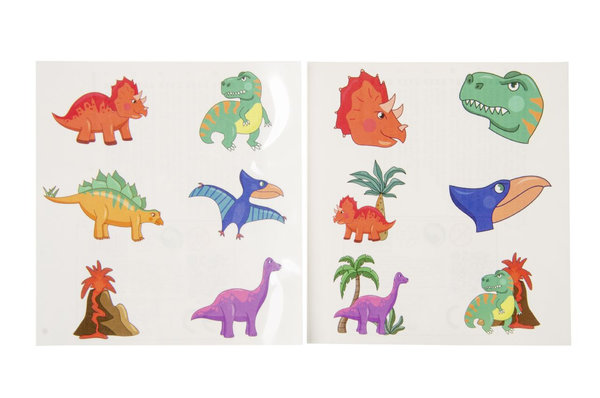LG Imports Dinosaurus Nep Tattoo | 12 sets met 12 tattoos LG Imports Dinosaurus Nep Tattoo | 12 sets met 12 tattoos