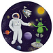 Amscan Assiettes Espace, Cosmos et Espace 23 cm | 8 pièces