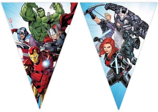 Procos Party Avengers Infinity-Steine ​​Pappgirlande | 2,3 m