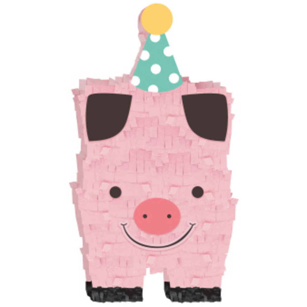 Riethmüller Bauernhof-Mini-Dekoration Party Schwein Bauernhof 18 cm | pro Stück