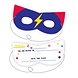Crosswear Superhelden Masker Uitnodigingen | 8 stuks Crosswear Superhelden Masker Uitnodigingen | 8 stuks