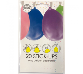 WeFiesta Ballon Stick-Ups | 20 stuks WeFiesta Ballon Stick-Ups | 20 stuks