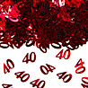Folat Rode Confetti 40 jaar | 14gr Folat Rode Confetti 40 jaar | 14gr