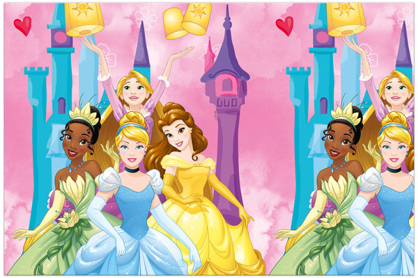 Procos Party Nappe Princesse « Vivez votre histoire » 120 x 180 cm | à l'unité