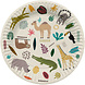 Folat Zoo Party Plates 23cm | 8 pieces
