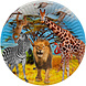 Folat Bord Safari Party 23cm | 8 stuks Folat Bord Safari Party 23cm | 8 stuks