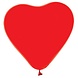 WeFiesta Rote Herzballons 30 cm | 25 Stück