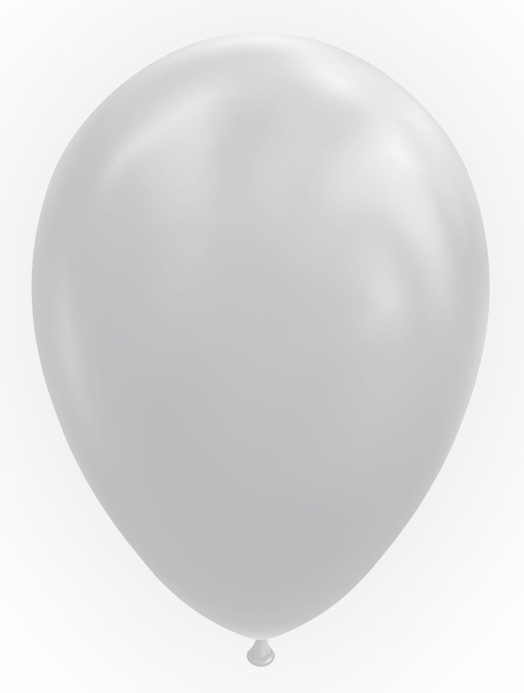 WeFiesta Ballons gris 30 cm | 10 pièces