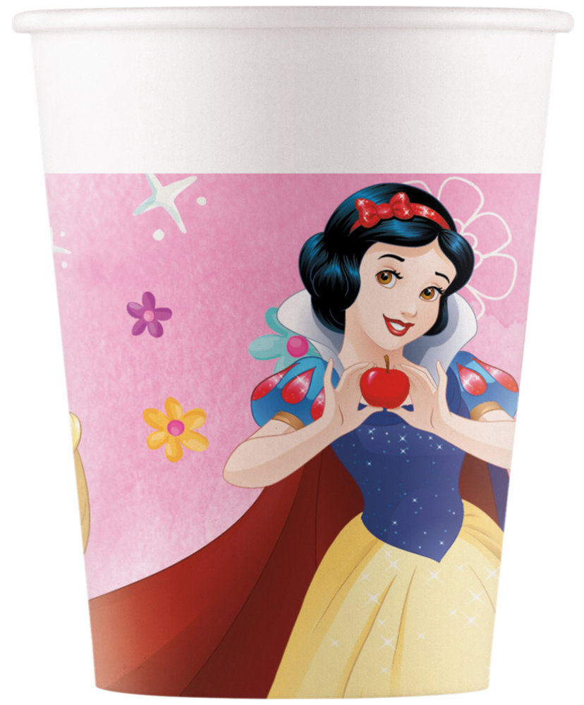 Procos Party Prinsessen Beker Princess Live Your Story 200ml | 8 stuks Procos Party Prinsessen Beker Princess Live Your Story 200ml | 8 stuks