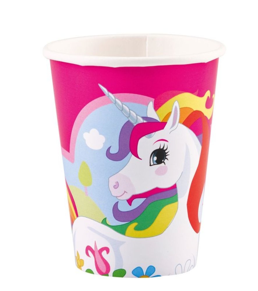 Tuf-Tuf Einhorn-Regenbogen-Tischset | 8 Personen