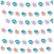 Amscan Décoration suspendue queue de sirène 160 cm | 6 pièces