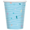 Amscan Meerjungfrauen-Becher 250 ml | 8 Stück