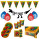 Tuf-Tuf Ensemble de table et de décoration pour fête sur le thème des dinosaures | 59 pièces