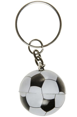 LG Imports Schlüsselanhänger aus Metall mit Fußballmotiven | 12 Stück