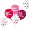 Folat Ballons roses assortis « Je t’aime » 33 cm | 6 pièces Folat Ballons roses assortis « Je t’aime » 33 cm | 6 pièces