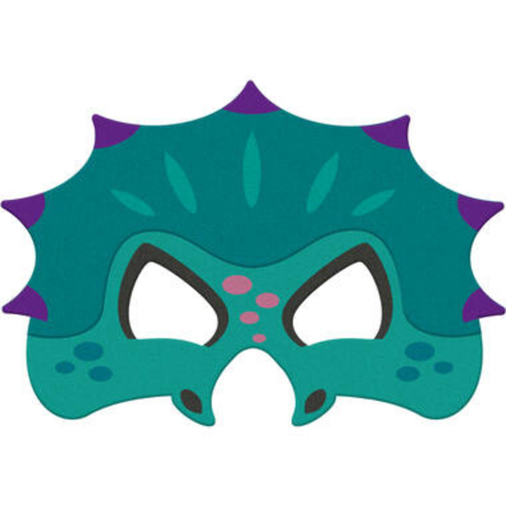 Folat Masque de dinosaure en feutrine | à l'unité