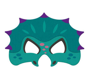 Folat Dinosaurus Masker Vilt | per stuk Folat Dinosaurus Masker Vilt | per stuk