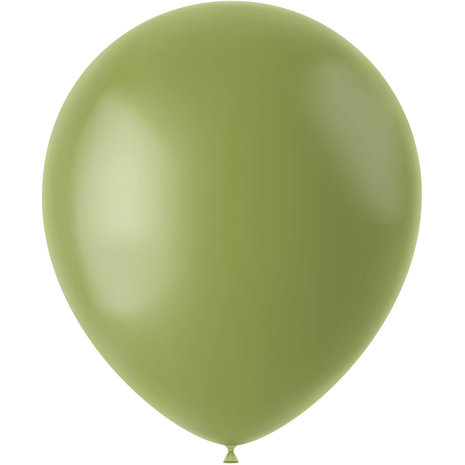 Folat Olivgrüne Luftballons, 33 cm | 50 Stück
