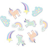Folat Unicorn & Rainbows Tafel Confetti | 45 stuks Folat Unicorn & Rainbows Tafel Confetti | 45 stuks